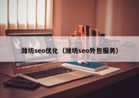 潍坊seo优化（潍坊seo外包服务）