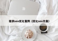 提供seo优化案例（优化seo方案）