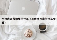 小程序开发需要学什么（小程序开发学什么专业）