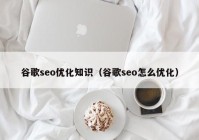 谷歌seo优化知识（谷歌seo怎么优化）