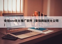 安陆seo优化推广软件（安陆网站优化公司）