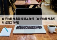 自学软件开发能找到工作吗（自学软件开发可以找到工作吗）